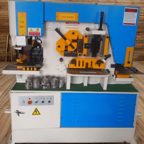 Heavy-Duty Hydraulic Iron Worker for Precision Angle Cutting