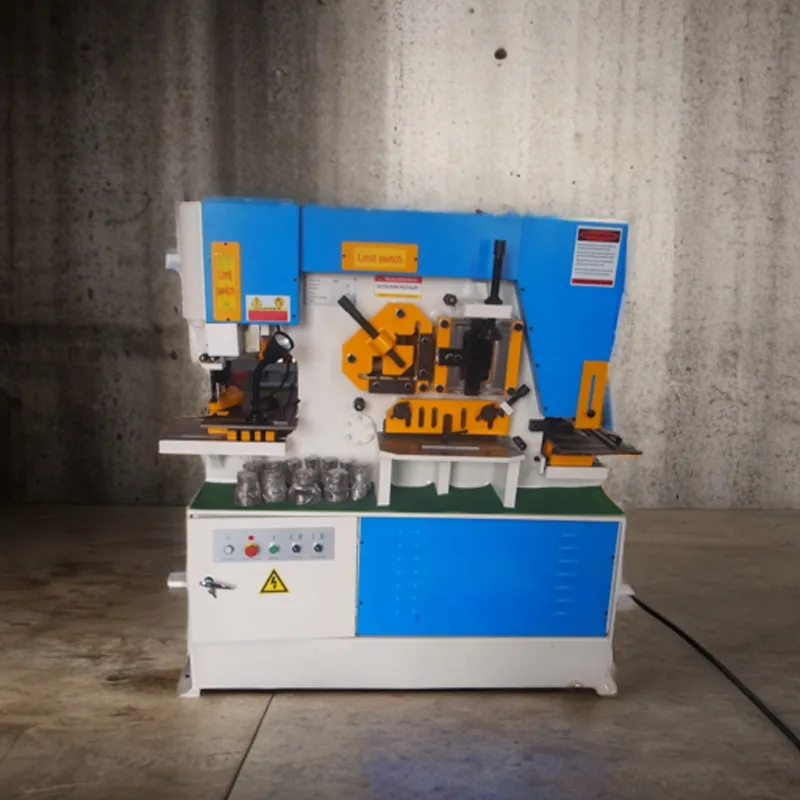Heavy-Duty Hydraulic Iron Worker for Precision Angle Cutting