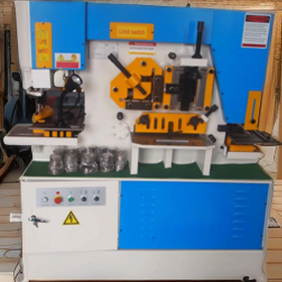 Heavy-Duty Hydraulic Iron Worker for Precision Angle Cutting