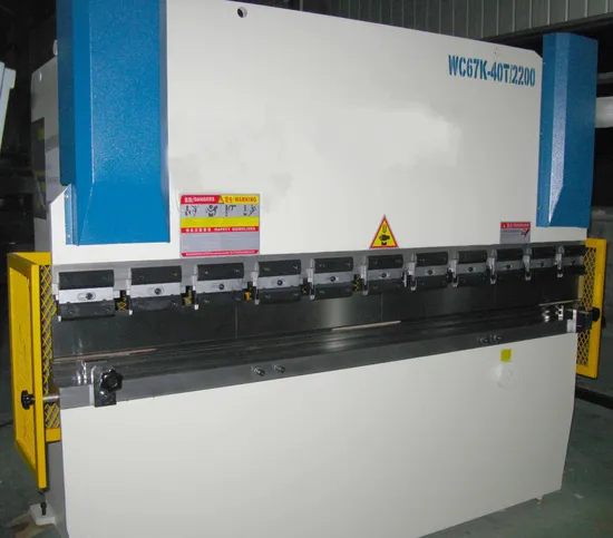 International Standard Wc67y 40t2200 Hydraulic Bending Press with 2200mm Width