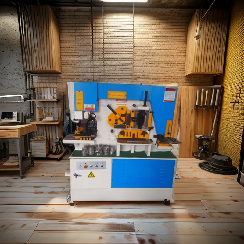 Heavy-Duty Hydraulic Iron Worker for Precision Angle Cutting