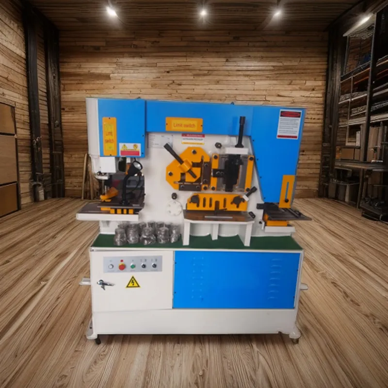 Heavy-Duty Hydraulic Iron Worker for Precision Angle Cutting