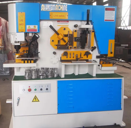 90 Ton Hydraulic Ironworker with Tooling