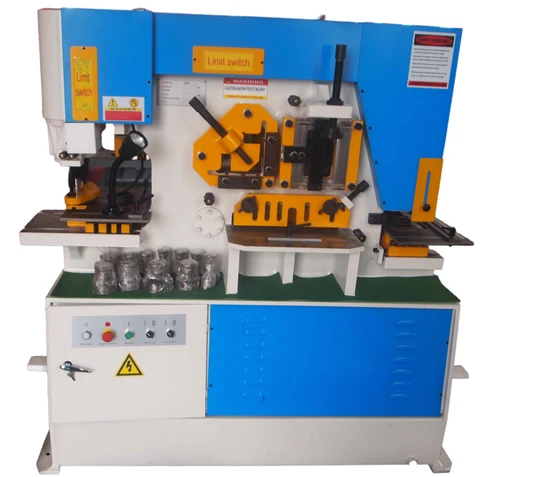 Heavy-Duty Hydraulic Iron Worker for Precision Angle Cutting
