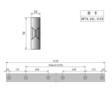 Steel Rod Shear Blade for Various Steel Bar Cutting Processing